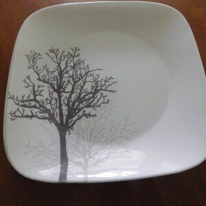 (4) Timber Shadows Corelle Dinner Plates 10.5"